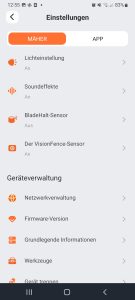 Navimow Software App-Oberflaeche 2